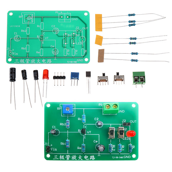 Single-tube Low-frequency Amplifier Circuit Kit Triode Common-fire Amplification DIY Welding Parts