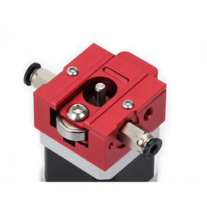 Red DIY Reprap Bulldog All-metal 1.75mm Extruder Compatible J-head MK8 Extruder Remote Proximity