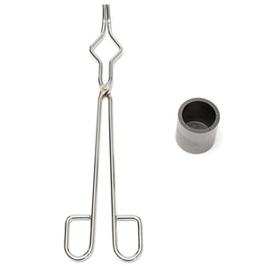 58mL 5050mm Gold Graphite Crucible with 35cm Tong Melting kit 2pcs/set