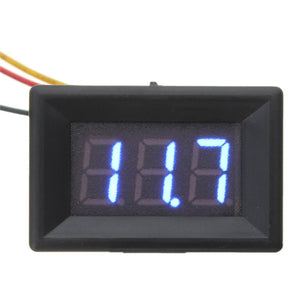 10pcs Blue 0.36 Inch DC 0-30V 3 Wire LED Volt Meterr Digital Display Panel Volt Meterr