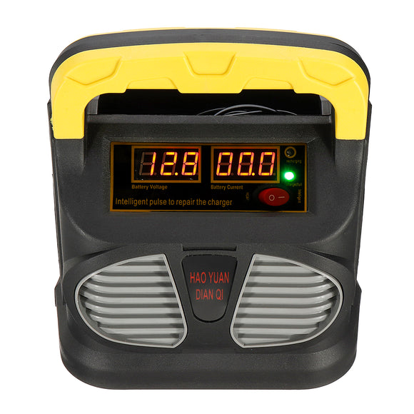 Intelligent Battery Charger 220V AC To 12/24V DC Pulse Repair Car Battery Charger Automatic