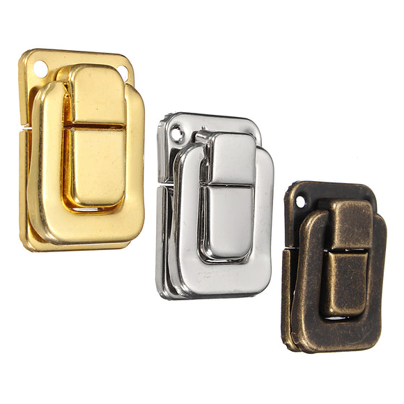 12Pcs Antique Metal Hasp Decorative Jewelry Gift Wine Wooden Box Case Suitcase Toggle Latch 3 Colors