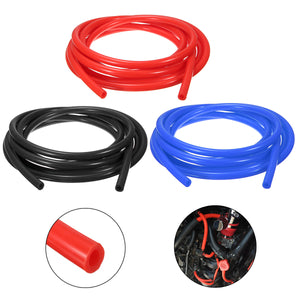 8mm 5 Meter Silicone Vacuum Hose Tube Tubing Line Pipe 16.4 Feet Blue Red Black