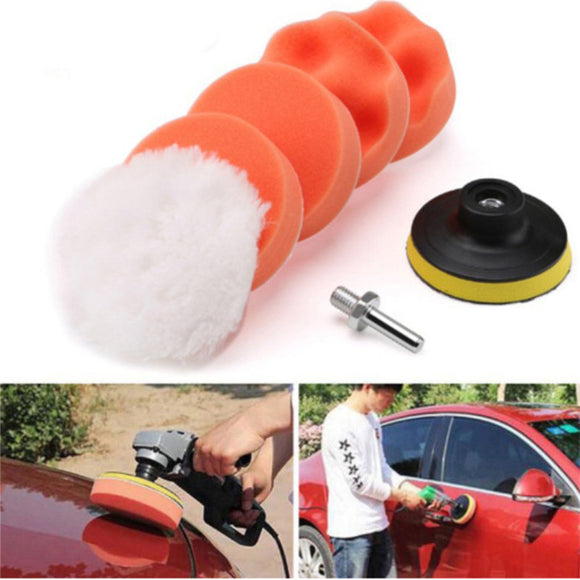 BEST 3 Inch Car Polishing Disc Self-adhesive Polishing Wax Sponge Wheel Wool Wheel Polishing Pad