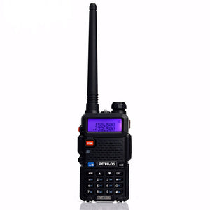 Retevis RT-5R Walkie Talkie 5W Dual Band VHF/UHF Ham Two Way Radio CTCSS/DCS Portable Amateur Radio