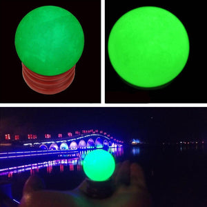 35*35 mm Glow In The Dark Stone Luminous Quartz Crystal Sphere Ball Gift Decorations