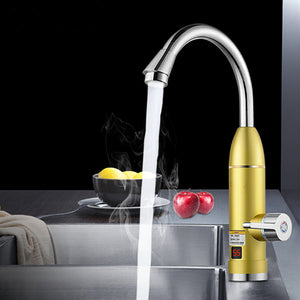 220V 3000W Instant Electric Tankless Cold/Hot Water Heater Shower System Tap Faucet Digital Display