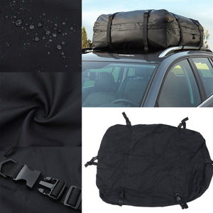 Waterproof Cargo Travel Luggage Bag Car Roof Top Rack Carrier Storage