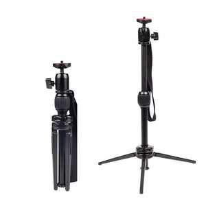 Cambofoto M5S Portable Aluminum Compact Selfie Sticks Mini Table Tripod for Mobile Phone Camera