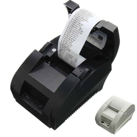 Mini USB 58mm POS Thermal Dot Receipt Bill Printer Set Roll Paper Retail Stores