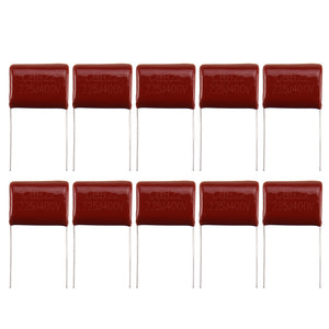 10pcs 400V225J 2.2UF Pitch 20mm 225J400V 225 400V 2200PF CBB Polypropylene Film Capacitor