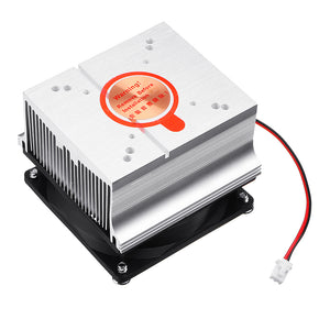 DC12V Aluminium Heatsink Cooling Fan for 20W 30W 50W 60W High Power DIY LED Lamp