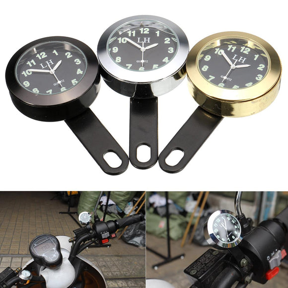 Waterproof Motorcycle Bike Dial Clock Bracket For Harley/Honda/Suzuki/Yamaha