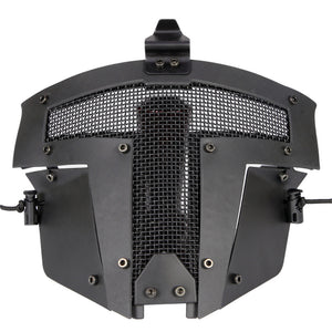 WoSporT MA-96 Outdoor Iron Warrior Hunting Tactical Face Mask Steel Mesh