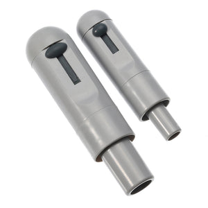 2pcs Grey Universal HVE Level Valve Strong Weak Spin Sucker Suction Handle Dental Tools