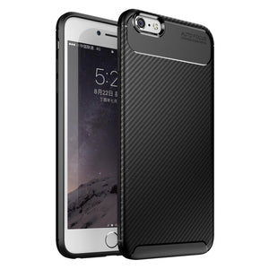 Bakeey Protective Case For iPhone 6 Plus/6s Plus Slim Carbon Fiber Fingerprint Resistant Soft TPU