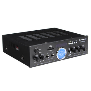 AV-505AT 110-220V bluetooth Home Power Amplifier Audio Stereo AMP Mixer USB FM