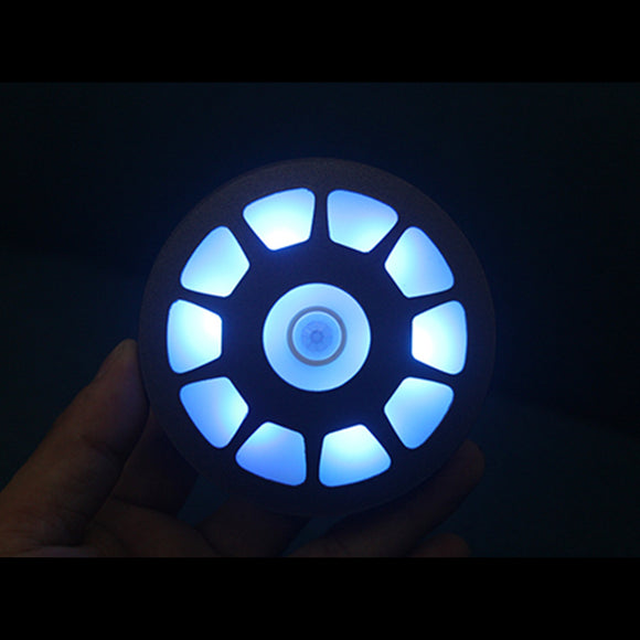 MK Arc Reactor Induction Infrared Sensing Night Light Refrigerator Magnet Desk Lamp Tony Stark Toys