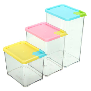 Kitchen Storage Box Case Organizer Food Grain Bean Rice Dried Fruit Container Dispenser