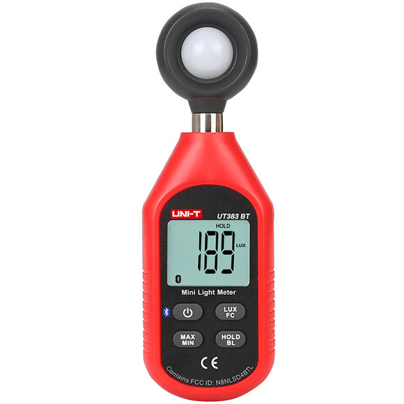 UNI-T UT383BT Bluetooth Digital Luxmeter Illuminometer Mini Light Meter