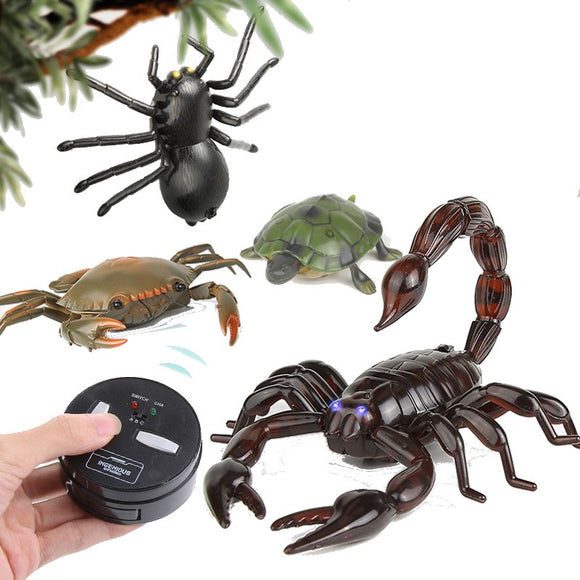 RC Red Scorpion Green Turtle Black Spider Remote Control Mock Fake Animal Christmas Trick Toys