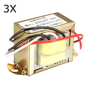 3Pcs 220V 50Hz Input 30W Dual 12V Output Power Transformer