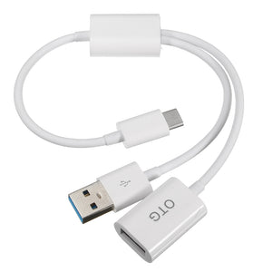 USB 3.1 Type C to USB 3.0 and OTG Function Data Cable Charger Adapter