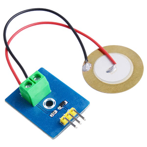 52Pi Vibration Sensor Module Ceramic Piezo Analog Signal for Raspberry Pi / MCU STM32 / ESP32