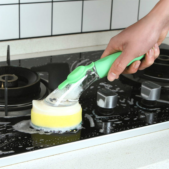 Brush Pot Tool Wash Bowl Brush Kitchen Long Handle Liquid Brush Clean Brush Strong Brush Pot Brush