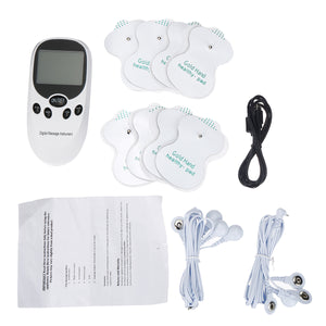 Muscle Stimulator Electric Massager Machine Dual Channel Massager Acupuncture Physiotherapy Body Circulation Relieves Pain