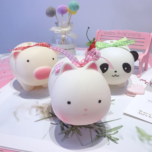 Cartoon Pig Cat Koala Panda Piggy Bank Money Coin Holder Box Toy Decor Gift