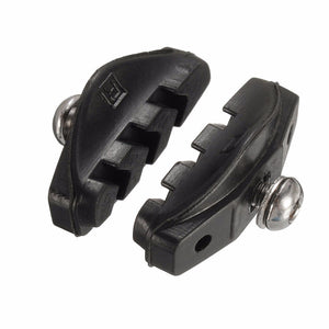 2PCS Bicycle Road Racer Bike Brake Caliper Rubber Black Pads Blocks