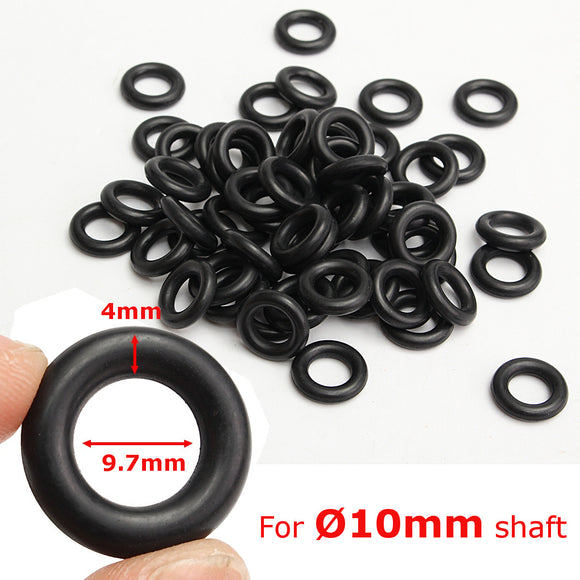 60Pcs 9.7x4mm Air Control Valve Seal O-Ring for Tyre Tire Changer Foot Pedal