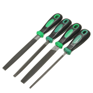 Wynns W0086E 6 Inch 4PCS Carbon Steel File Set Triangular Flat Round File Rasp Tool