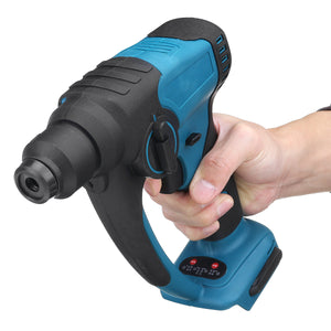 DC21V SDS 4 Pit Brushless Electric Hammer Drill Rechargeable Multifunction Impact Drill Adapted To Makita Battery