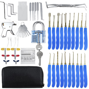 56Pcs Training Unlock Tool Skill Set 30Pcs Unlocking Lock Pick Set Key Extrator