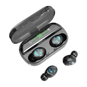 TWS Wireless Earbuds bluetooth 5.0 Earphone CVC8.0 Noise Cancelling HD Mic 4500mAh Power Bank Headphone