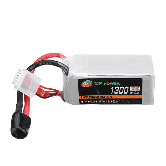 XF POWER 18.5V 1300mAh 100C/200C 5S Lipo Battery XT60 Plug for RC Racing Drone