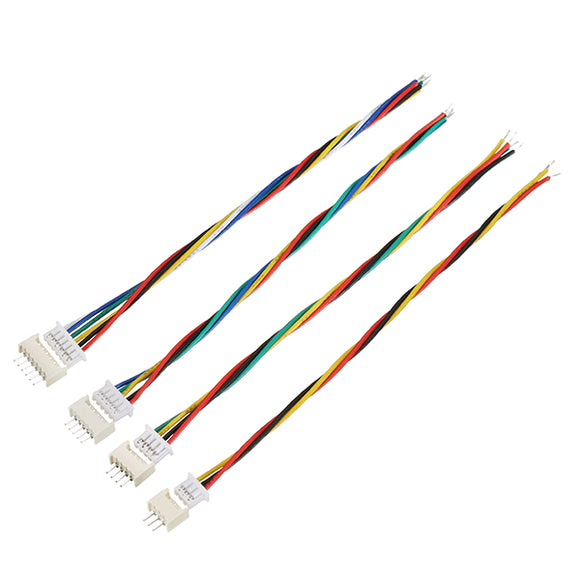 3pin/4pin/5pin/6pin Silicone SH1.25mm FPV Cable for Racing Camera Transmitter