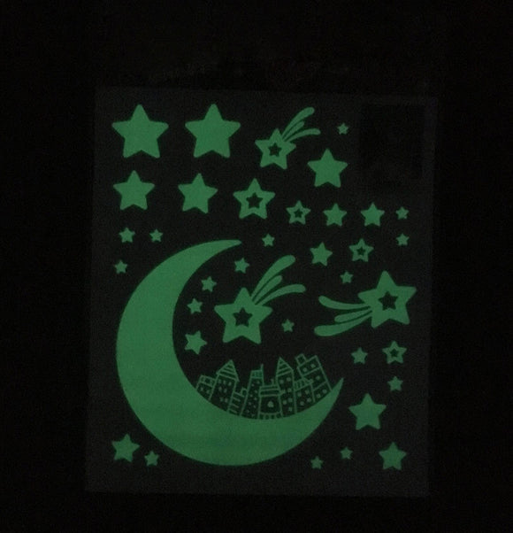 Glow In The Dark Home Decor Shining Star Luminescence Sticker