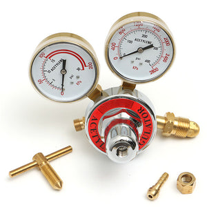 Welding Gas Acetylene Pressure Reducer  Regulator Gas Meter Pressure Gauge