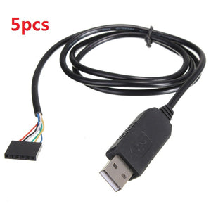 5pcs 6Pin FTDI FT232RL USB To Serial Adapter Module USB TO TTL RS232 Arduino Cable