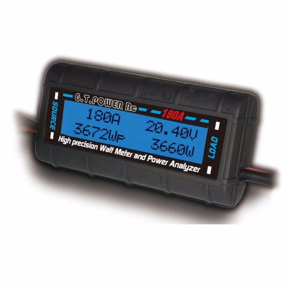 G.T. Power 180A 4.8-60V High Precision Walt Meter Power Analyzer