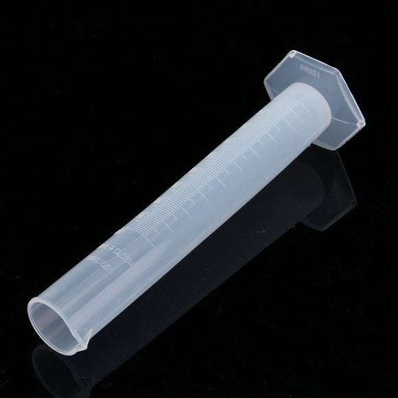 100ml Plastic Measuring Cylinder Laboratory Test Liquid Alcohol Distiller