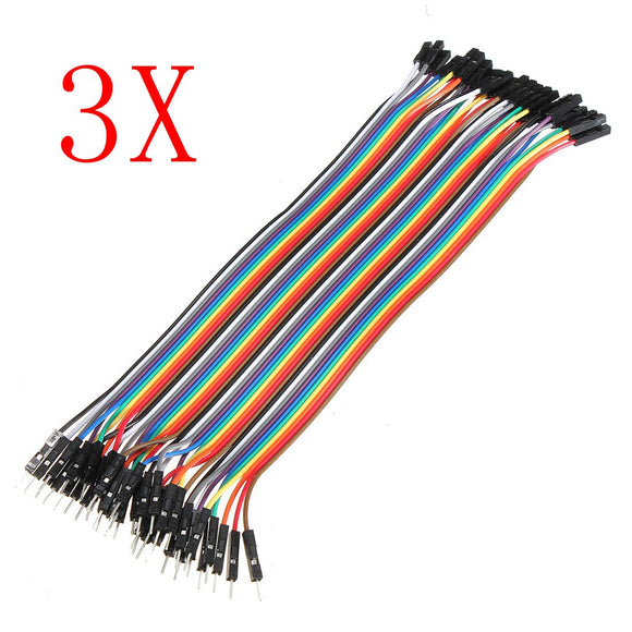 120Pcs 20cm Male To Female Jump Cable For Arduino