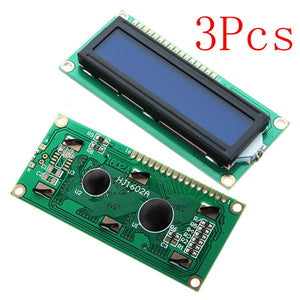 3Pcs 1602 Character LCD Display Module Blue Backlight