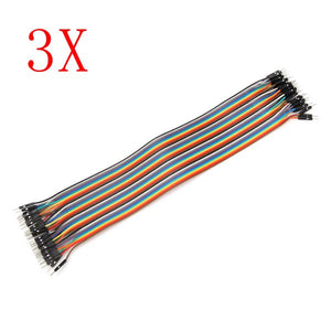 120pcs 30cm Male To Male Jumper Cable Dupont Wire For Arduino