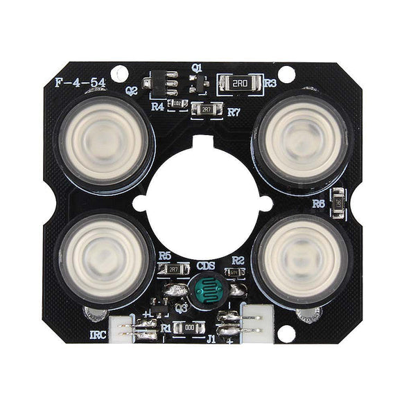 30pcs IR LED Board for CCTV Camera 4*Array IR LED Spot Infrared Light Board Night Vision 850nm DC12V