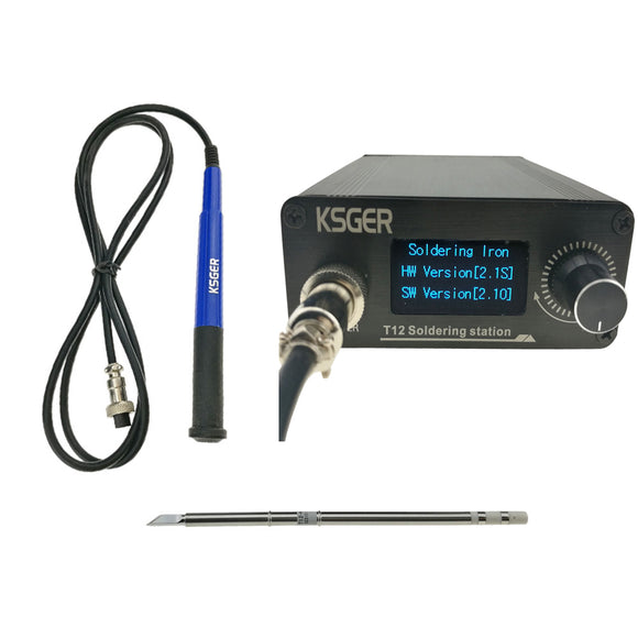 KSGER V2.1S T12 Digital Temperature Controller Soldering Station Soldering Iron Tips T12-K