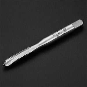 Drillpro 10pcs M5x0.8 HSS Spiral Pointed Machine Screw Tap Metric Plug Tap